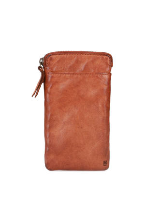  leren telefoontasje cognac