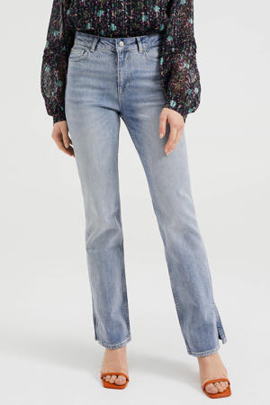 high waist bootcut jeans dirty denim