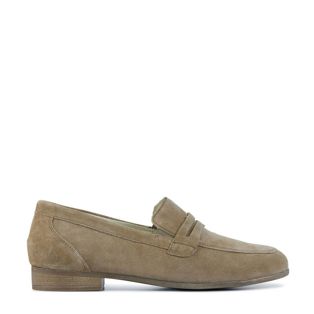 Waldlaufer 782501  suède loafers taupe
