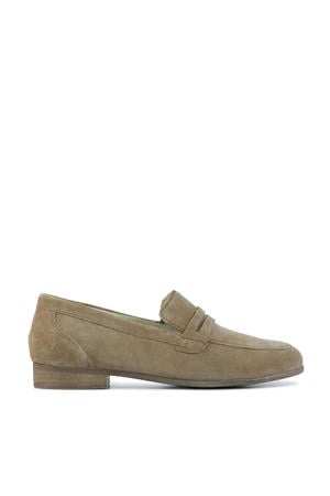 782501  suède loafers taupe