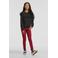 Anytime skinny jeans donkerrood