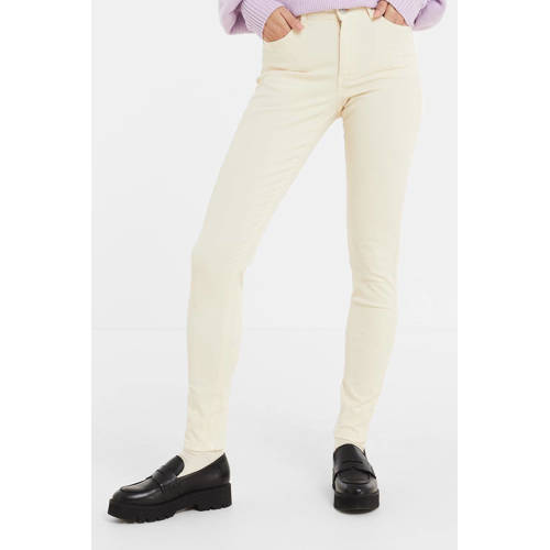 anytime high rise skinny jeans off-white