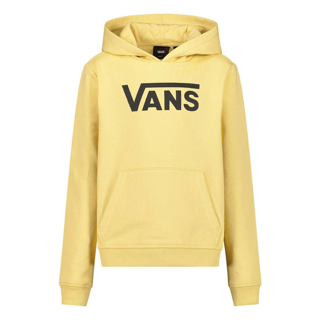 VANS hoodie Flying V met logo geel/zwart