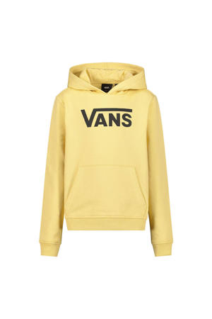 hoodie Flying V met logo geel/zwart