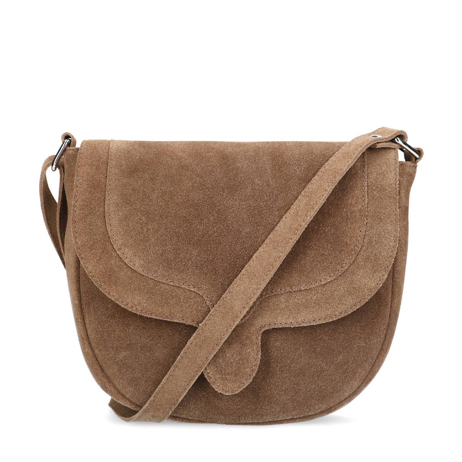 Crossbody tas dames online bruin