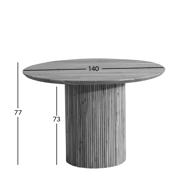 thumbnail: NOUS Living eetkamertafel Jaime (⌀140 cm)