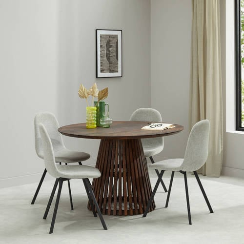 Wehkamp NOUS Living eetkamertafel Sansa (⌀120 cm) aanbieding