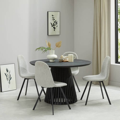 Wehkamp NOUS Living eetkamertafel Sansa (⌀120 cm) aanbieding