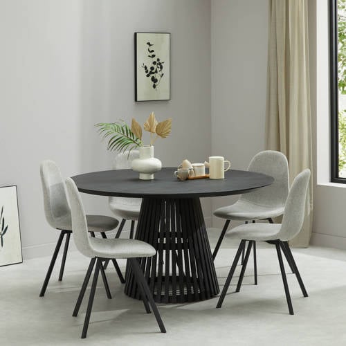 Wehkamp NOUS Living eetkamertafel Sansa (⌀140 cm) aanbieding