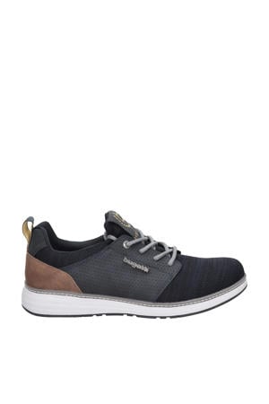 Colby  sneakers donkerblauw/bruin