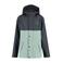 America Today unisex regenjas Jace JR donkerblauw/mintgroen