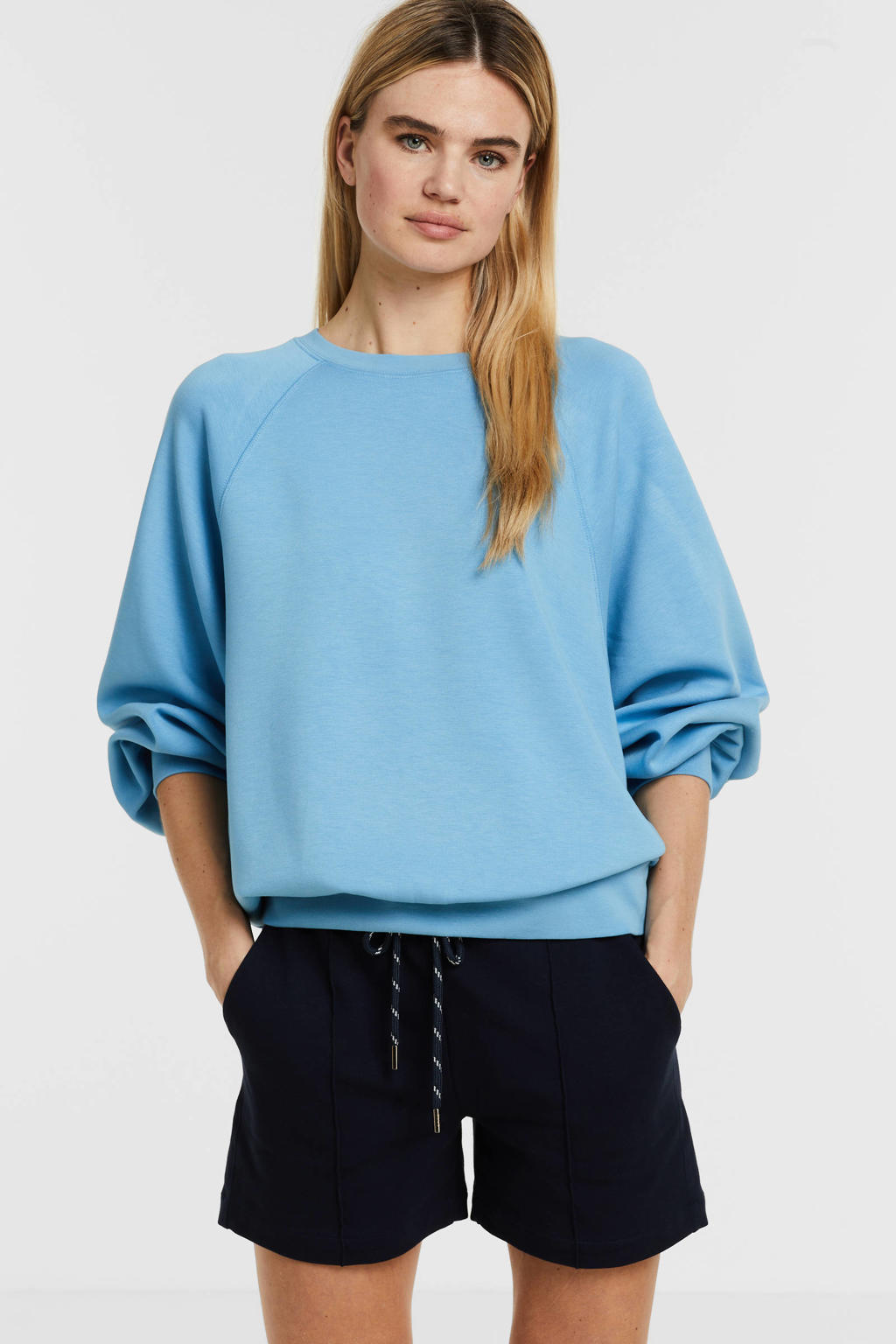 MSCH Copenhagen sweater MSCHBianna Ima Q blauw | wehkamp