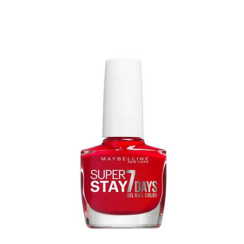 Wehkamp Maybelline New York SuperStay 7 Days parelmoer nagellak - 08 Passionate Red aanbieding