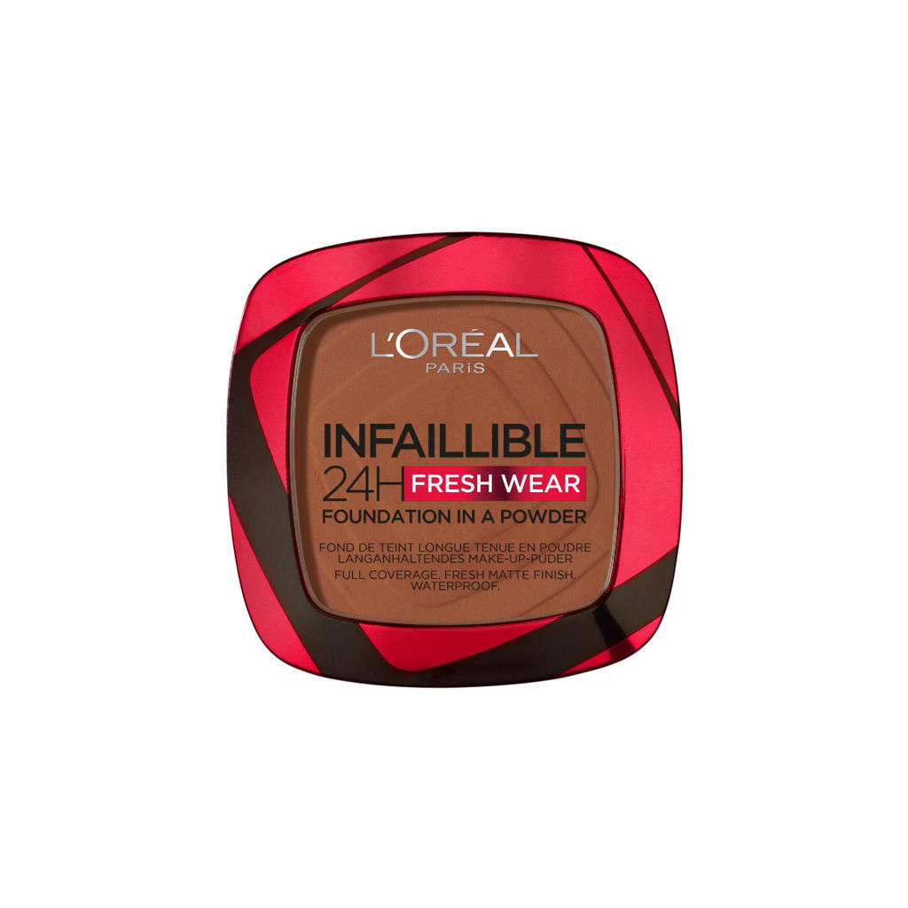 L'Oréal Paris Infaillible 24H Fresh Wear Foundation In A Powder poederfoundation  - 375 Deep Amber