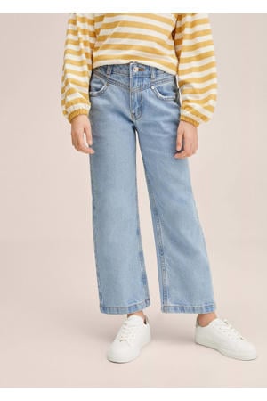 high waist straight fit jeans lichtblauw