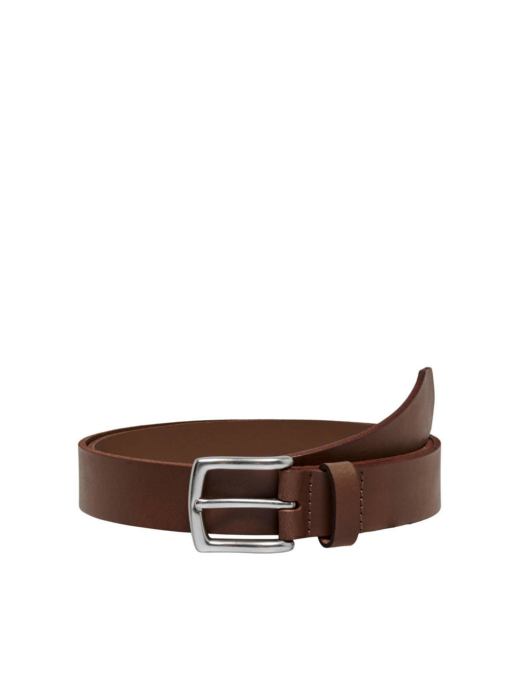 ONLY & SONS leren riem ONSBOON cognac