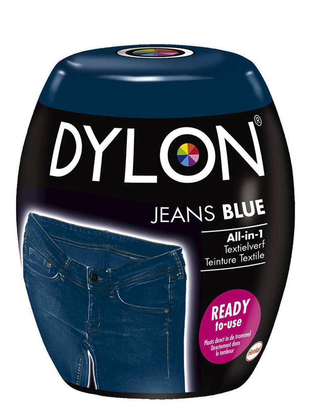 beven as te binden Dylon textielverf pods - Jeans Blue - 3 pods - 3 x 350 gram | wehkamp