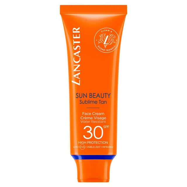 oud analogie Leeg de prullenbak Lancaster Sun Beauty Face Cream zonnebrand SPF30 - 50 ml | wehkamp