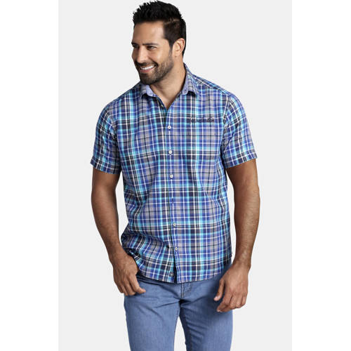 Jan Vanderstorm casual overhemd DANKWARD Plus Size blauw - (set van 2) afbeelding