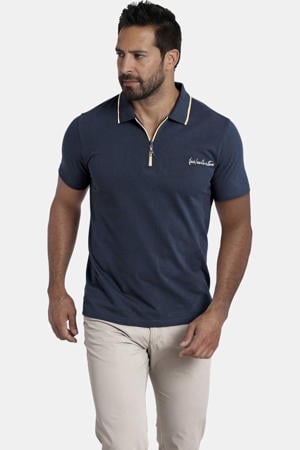 regular fit polo JOHAR Plus Size donkerblauw