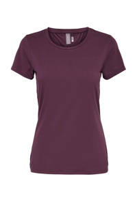 ONLY PLAY sport T-shirt ONPCLARISA aubergine