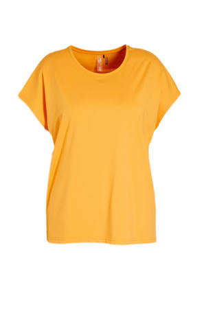 Plus Size  sport T-shirt oranje