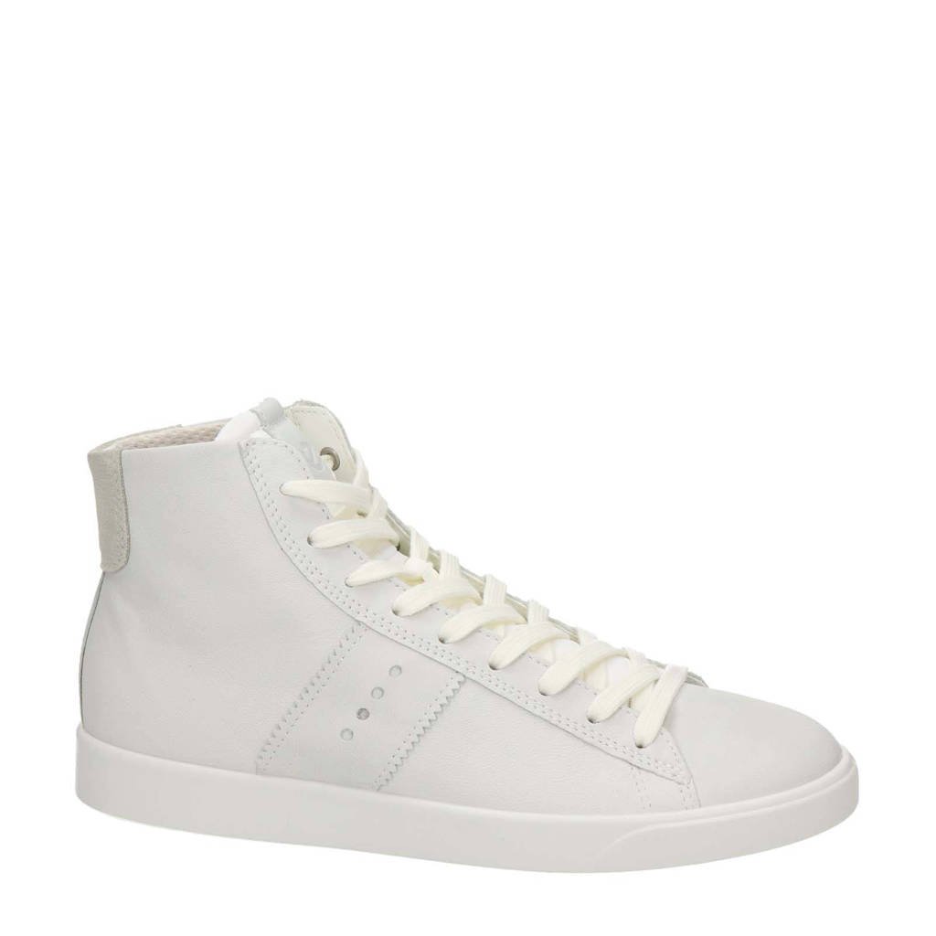Ecco Street Lite M comfort hoge leren sneakers wit wehkamp - Main Image