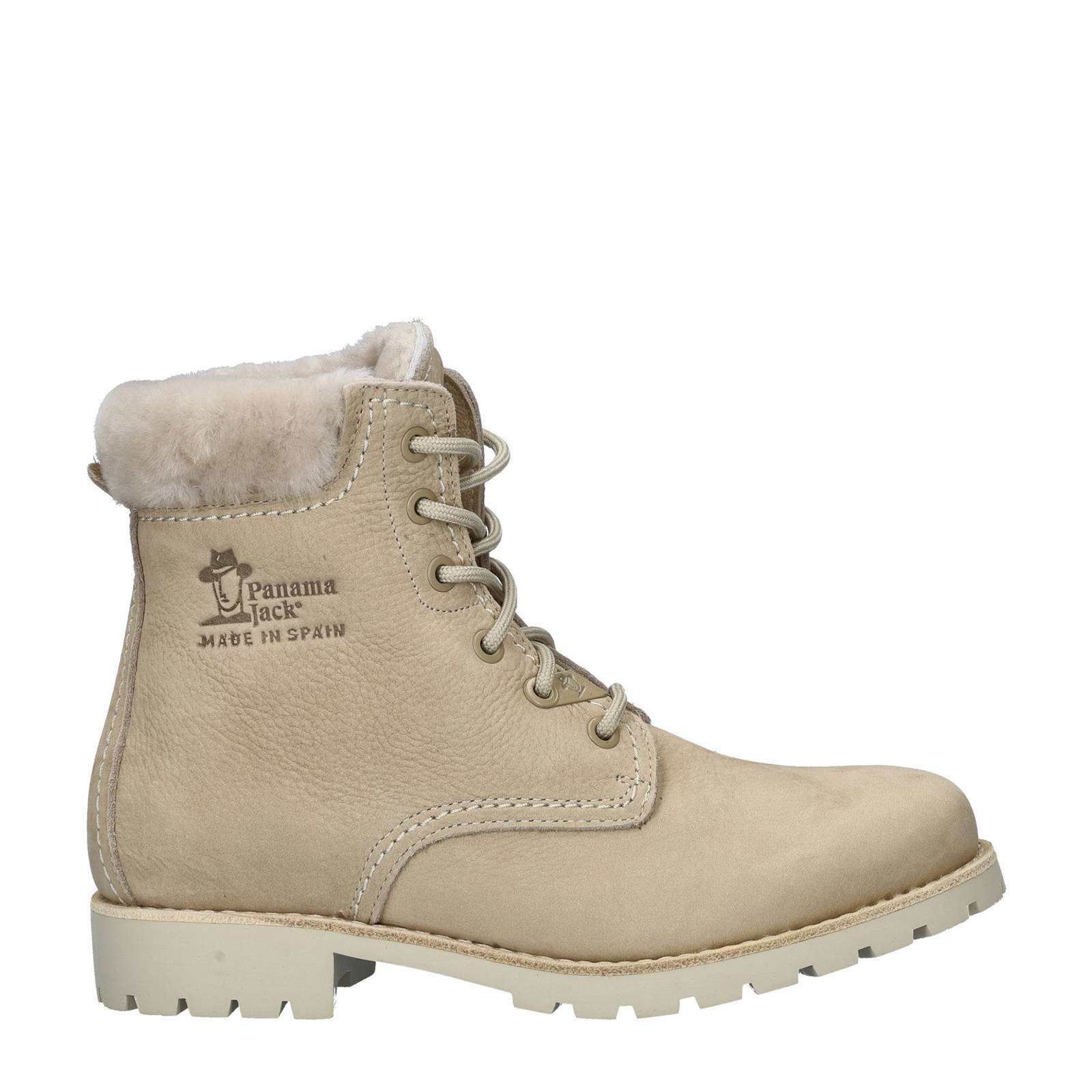 Beige veterboots discount