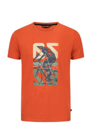 outdoor T-shirt oranje