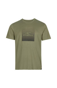 O'Neill T-shirt met printopdruk olijfgroen