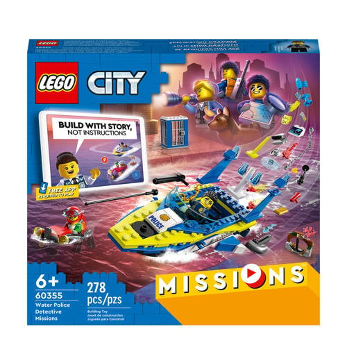 Wehkamp LEGO City Waterpolitie recherchemissies 60355 aanbieding