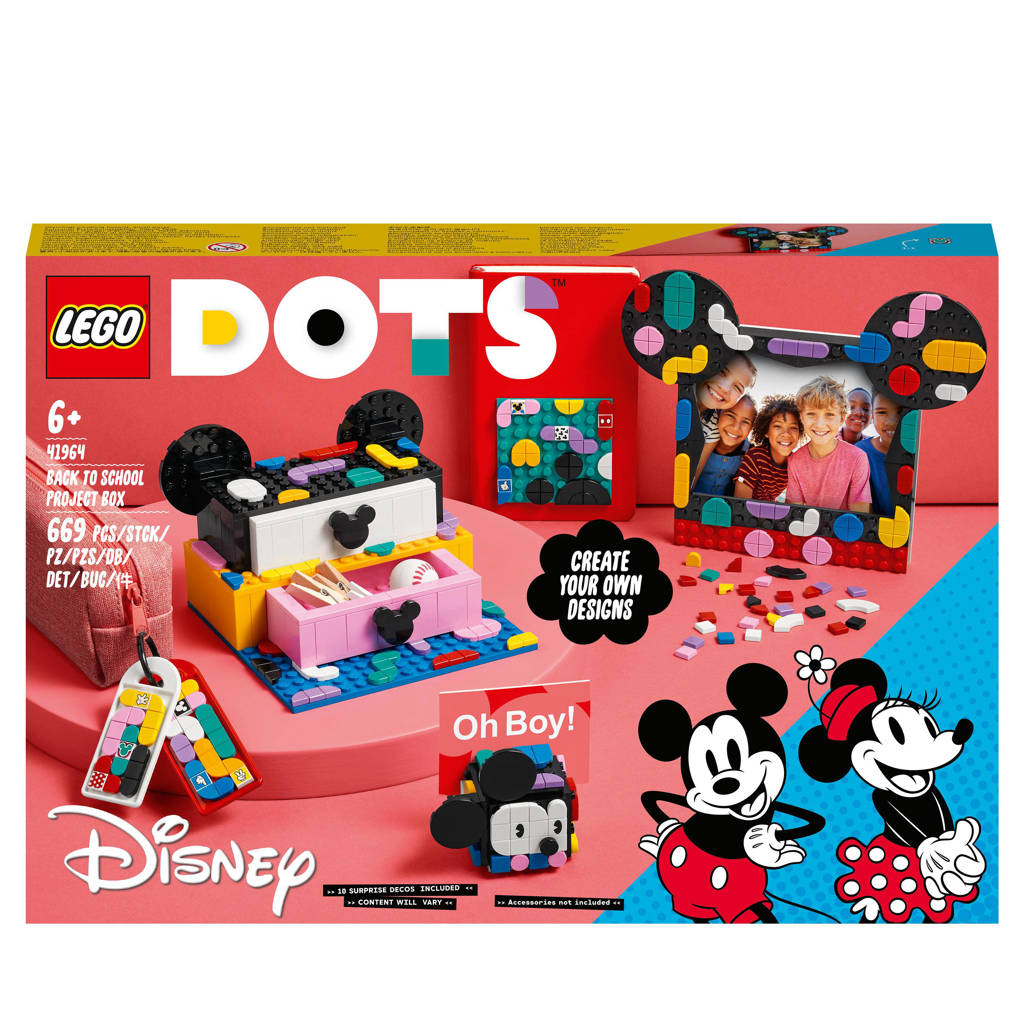 LEGO Dots Mickey Mouse & Minnie Mouse: Terug naar school  41964