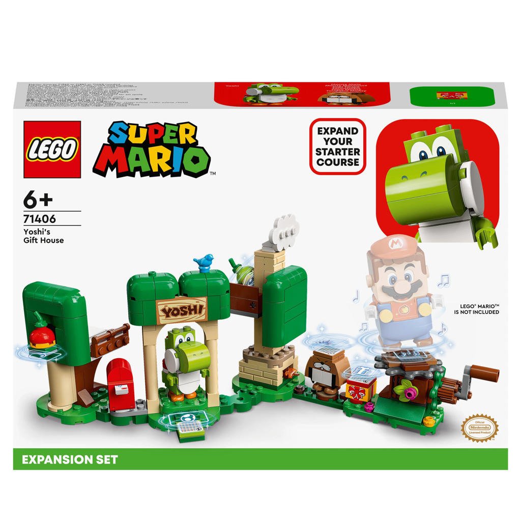 LEGO Super Mario Uitbreidingsset: Yoshi’s cadeauhuisje 71406