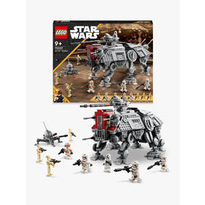 AT-TE Walker Verstelbaar Model met Clone Troopers en Droid Figuren 75337 