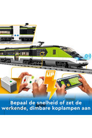thumbnail: LEGO City Trains Passagierssneltrein Bestuurbare Trein Speelgoed 60337