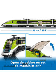 thumbnail: LEGO City Trains Passagierssneltrein Bestuurbare Trein Speelgoed 60337