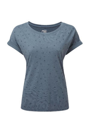 outdoor T-shirt Tussie grijsblauw