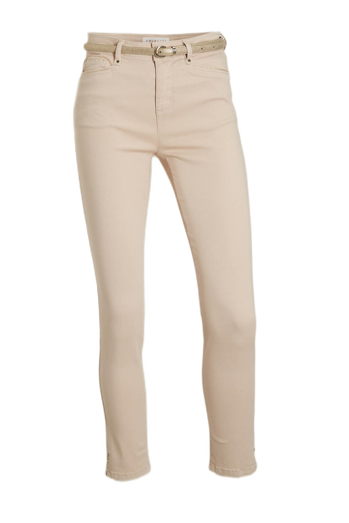 LOLALIZA slim fit jeans beige wehkamp