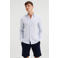 WE Fashion linnen slim fit overhemd lichtblauw