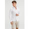 WE Fashion linnen slim fit overhemd wit