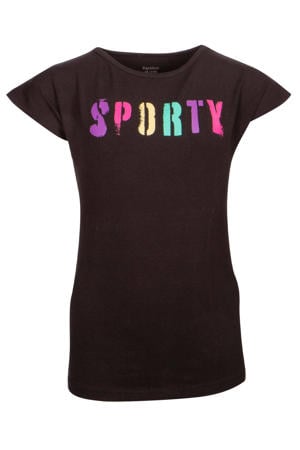 sport T-shirt zwart