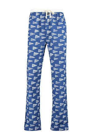 pyjamabroek Lake blauw/wit