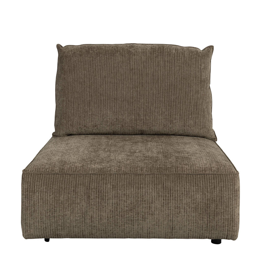 Zuiver modulair bankelement (1,5-zits met rug) Hunter