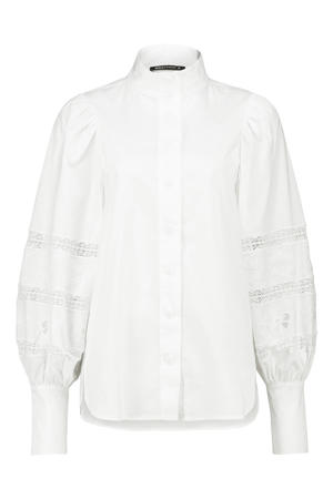 blouse met kant wit