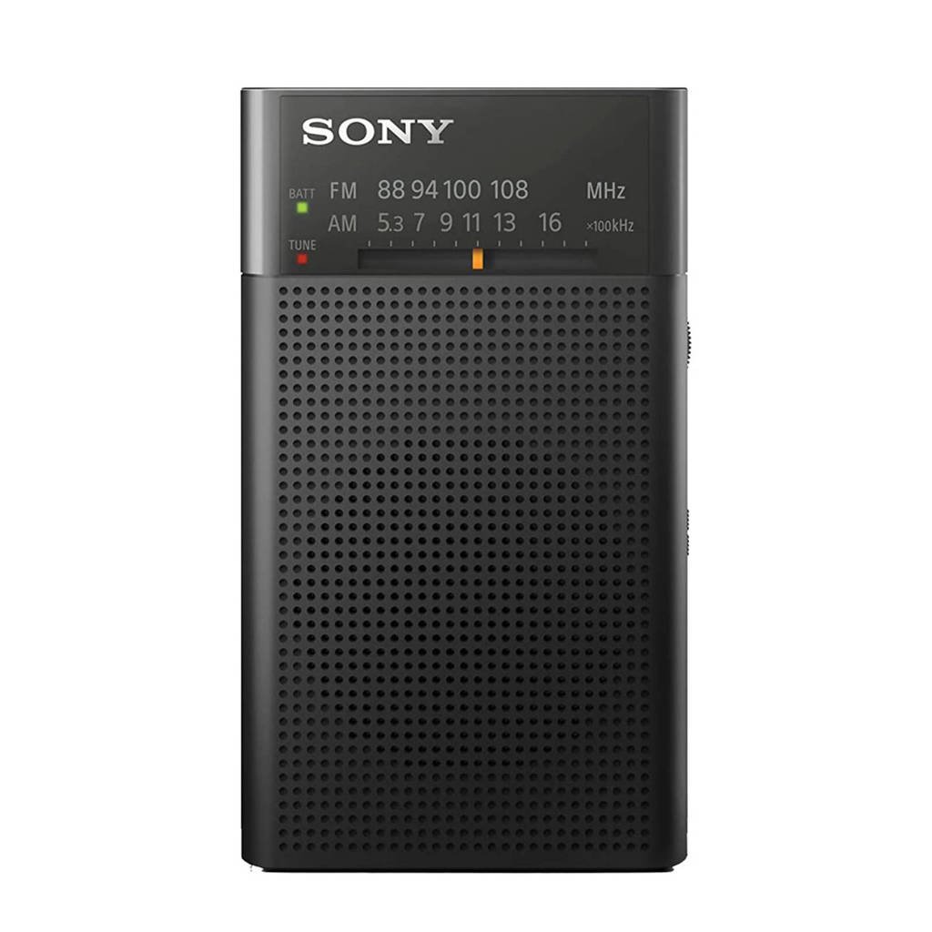 Sony ICF-P27 draagbare radio met speaker, Zwart