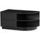 WOOOD Finca Tv Meubel Rond Rechts - Zwart - 40x78x40