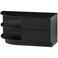 WOOOD Finca TV Meubel Rond Links - Zwart - 40x78x40