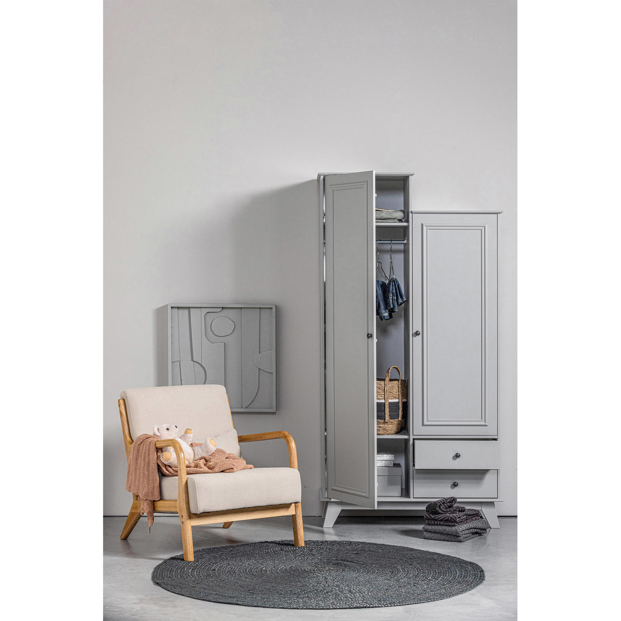 Woood fauteuil Mark - Afbeelding 3