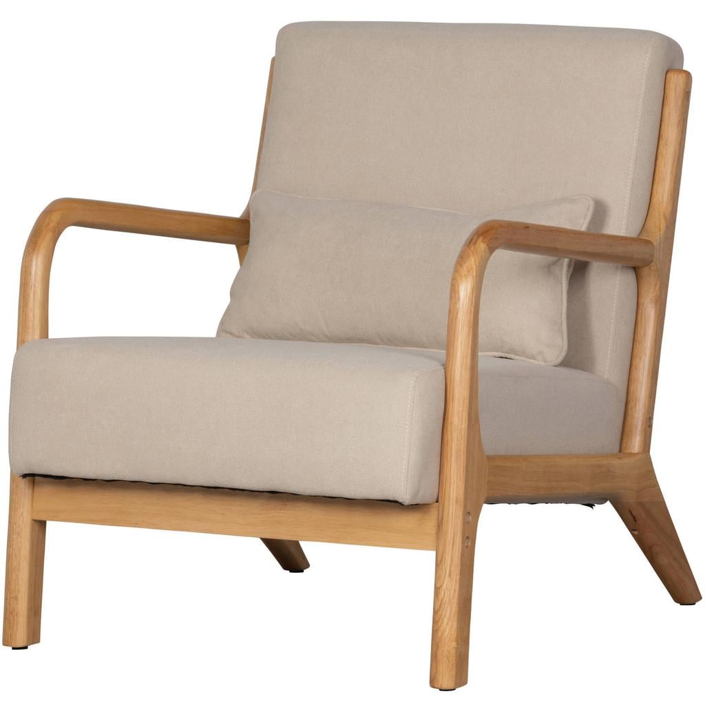 WOOOD Mark Fauteuil - Chenille - Zand - 75x67x82