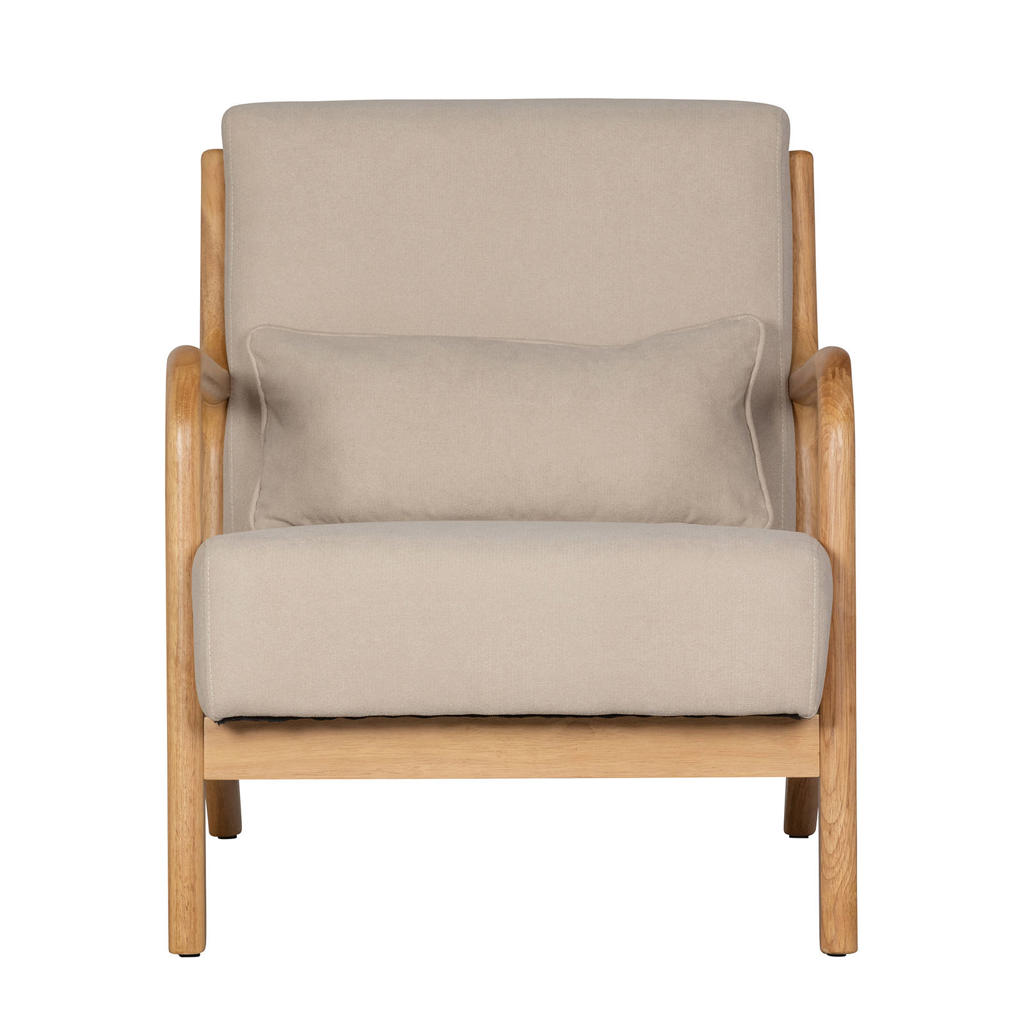 WOOOD WOOOD Mark Fauteuil - Chenille - Zand - 75x67x82